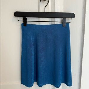 With Jean Blue Skirt